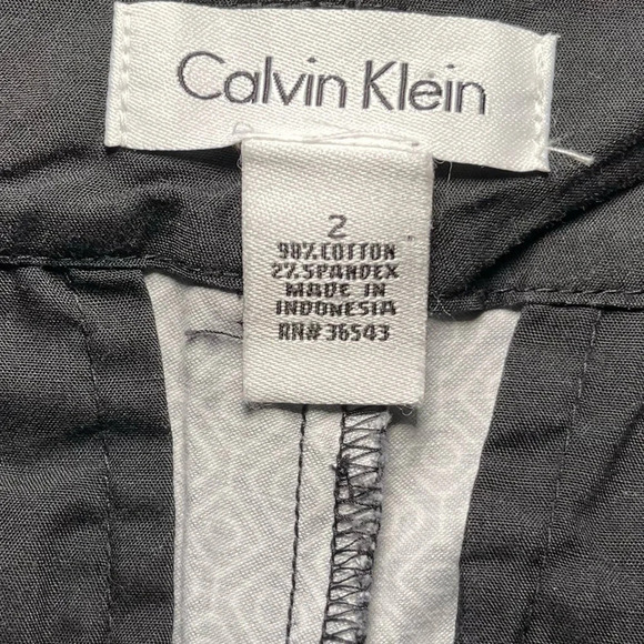 Calvin Klein Black And White Print Casual Comfort Shorts Women’s Size 2 - Picture 5 of 10